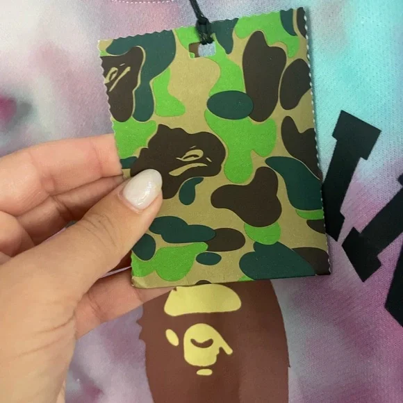 A Bathing Ape Multicolor Tie-Dye Sweatshirt - Picture 2 of 4